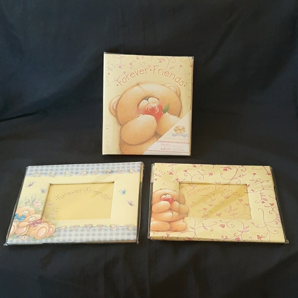 💖 Forever Friends photo album w/ 2 photo frames